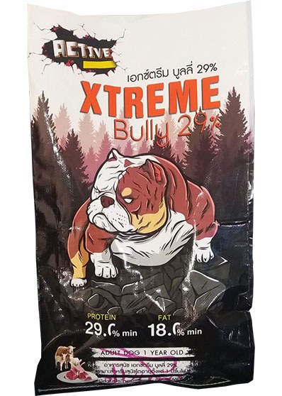 ภาพผลิตภัณฑ์ F1 XTREME BULLY จากเว็บไซต์ F1DOGFOOD