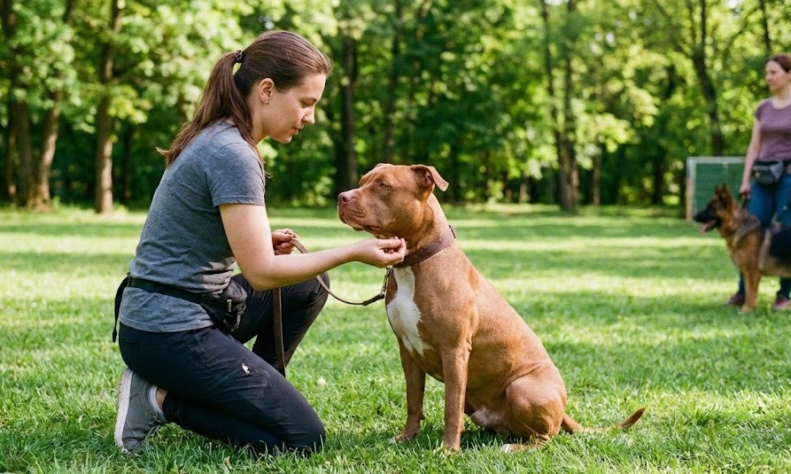 การฝึกสุนัขพิตบูลให้เป็นมิตรและมีวินัย
