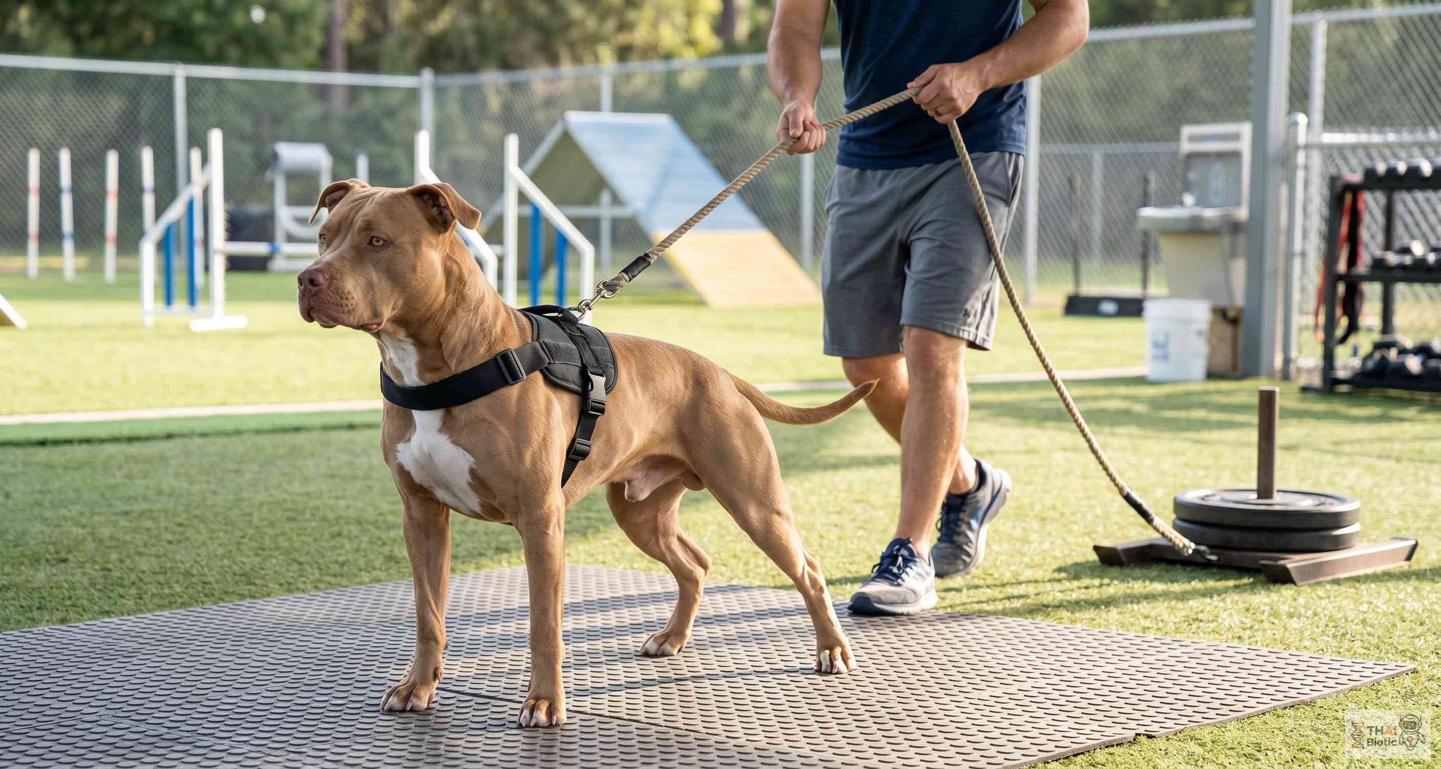 วิธีฝึกสุนัขพิตบูลให้มีกล้ามเนื้อสวยงามลีนระดับส่งเข้าประกวด