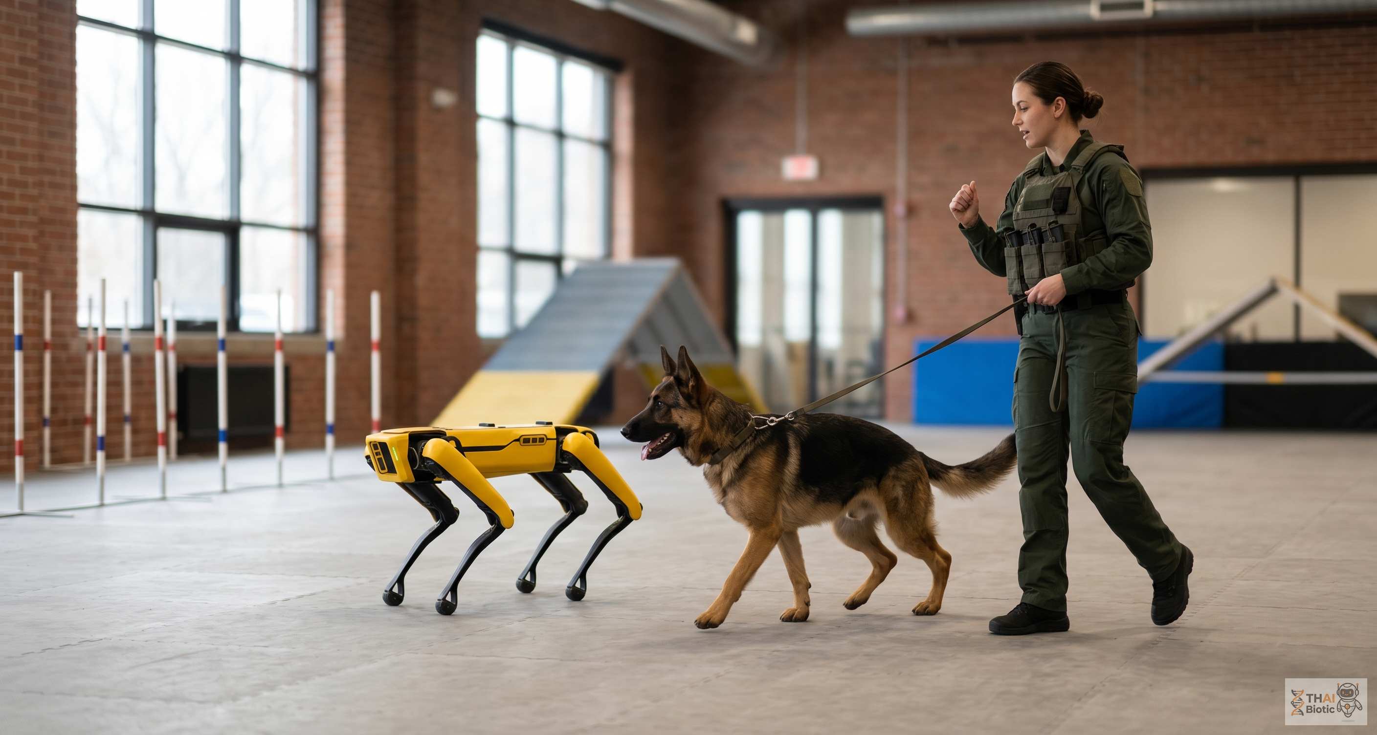 นวัตกรรมเปลี่ยนโลก: การนำหุ่นยนต์ Boston Dynamics 'Spot' มาช่วยฝึกสุนัขอย่างมืออาชีพ